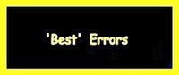 'BEST'_ERRORS