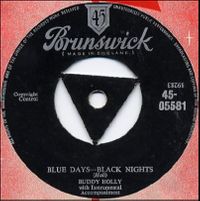 BLUE DAYS BLACK NIGHTS - BUDDY HOLLY