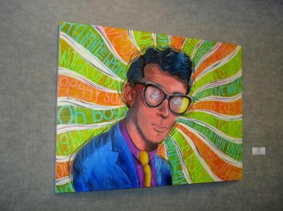 A Jim Barton Buddy Holly Painting