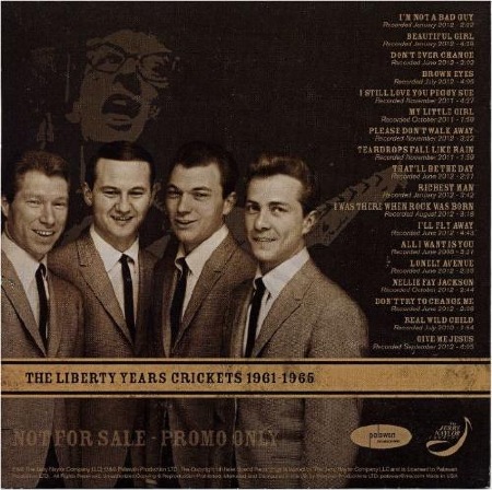 50th Anniversary Tribute - Jerry Naylor - The Rockabilly Legends -THE LIBERTY YEARS - CRICKETS 1961 - 1965