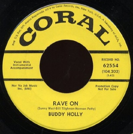 RAVE ON Buddy Holly