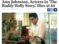 Amy Johnston dies - © The Hollywood Reporter 2021