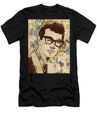 Buddy Holly Pop Art By Mary Bassett