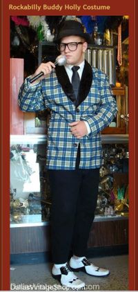 Rockabilly Buddy Holly Costume by Dallasvintageshop.com