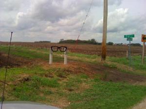 Buddy's specs not far away from the crash site