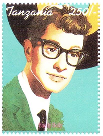 BUDDY_HOLLY_STAMP_TANZANIA