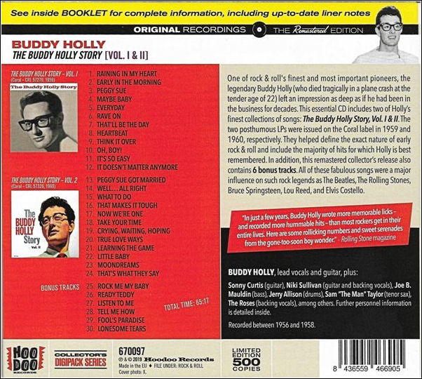 HOO DOO RECORDS 670097 EU 2019 Limited Edition 500 copies in Digipack format with booklet. 2019