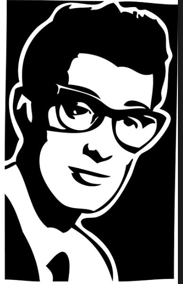  A Buddy Holly Sticker, for sale on © amazon