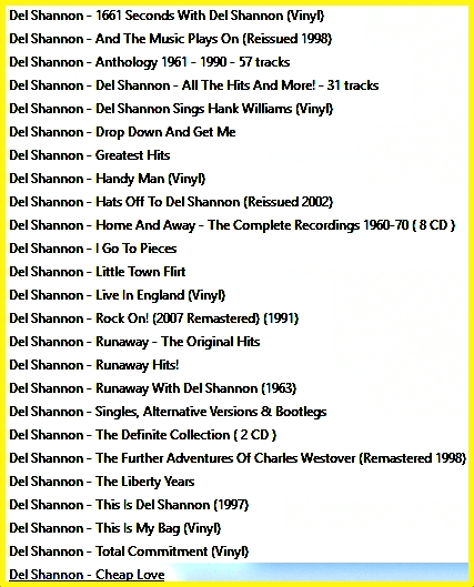 DEL_SHANNON_COLLECTION