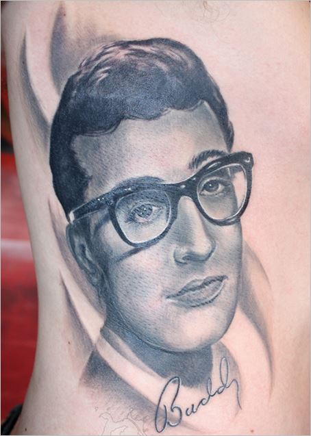 BUDDY HOLLY TATTOO