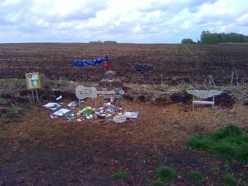 Crash site April 24, 2010