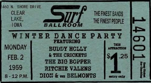 SURF TICKET 2  - 2 - 1959