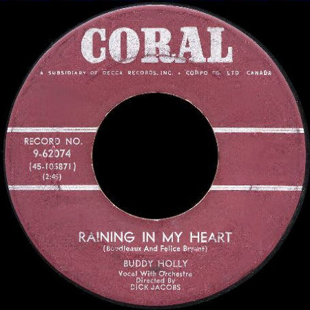 Raining in my heart BUDDY HOLLY