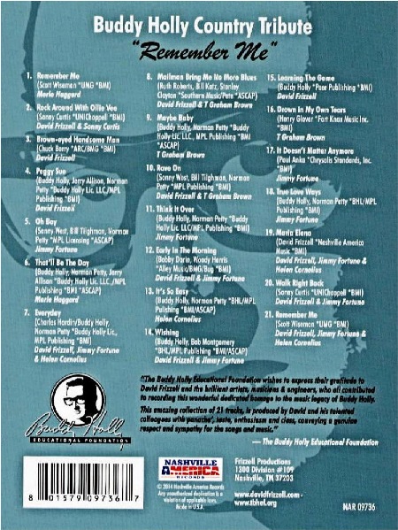 NASHVILLE AMERICA RECORDS NAR 09736 also includes bonus "making of" DVD.   USA 2014 