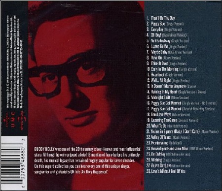Buddy Holly  -  THE HITS AS THEY HAPPENED