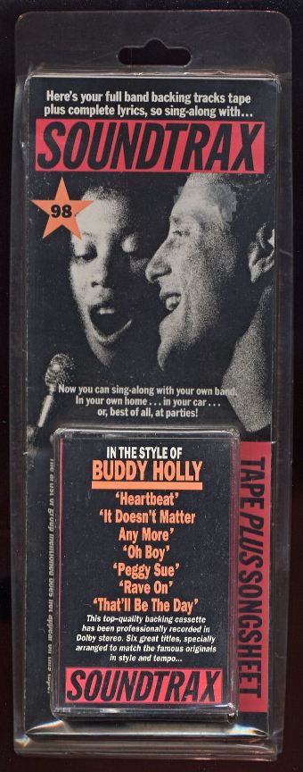 SOUNDRAX in the style of BUDDY HOLLY to sing-along with . . .