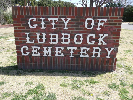 City Of Lubbock Cemetery April 2009