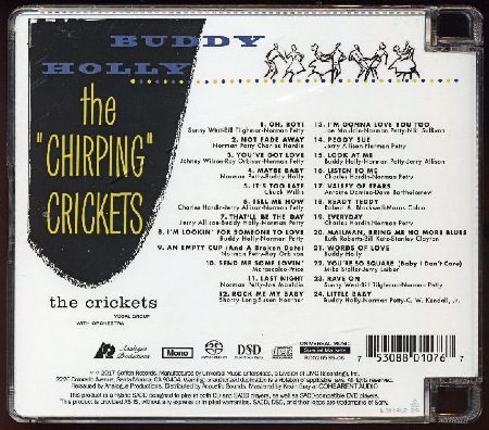 Universal Music Special Products/Analogue Productions Hybrid SACD CAPP 107-109 5A USA 2107