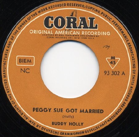 BUDDY HOLLY Peggy Sue Got Married