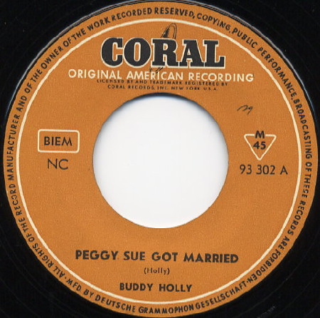 BUDDY HOLLY Peggy Sue Got Married