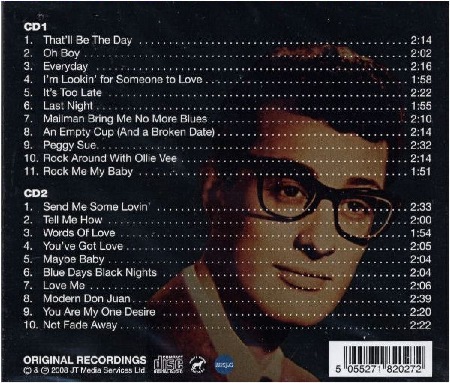 THE BEST OF BUDDY HOLLY 2 CD