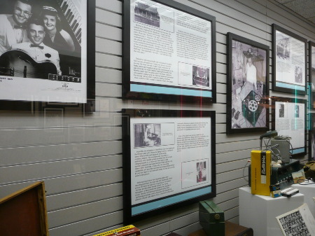 Inside the Norman & Vi Petty ROCK & ROLL MUSEUM - Clovis NM