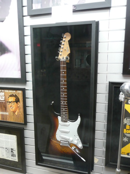 GUITAR - Inside the Norman & Vi Petty ROCK & ROLL MUSEUM - Clovis NM