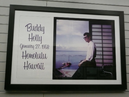 BUDDY HOLLY January 27, 1958 Honolulu Hawaii