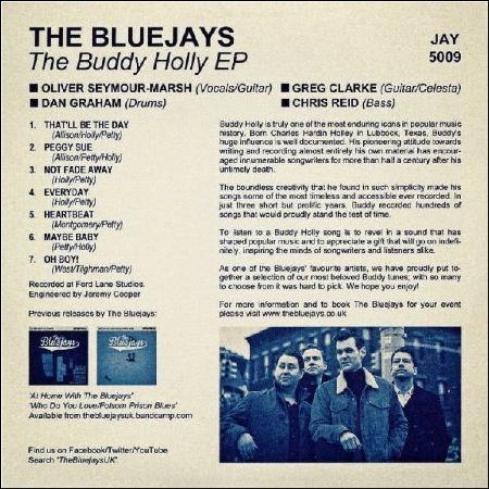 THE_BLUEJAYS - THE_BUDDY_HOLLY_EP