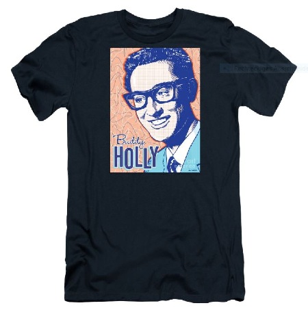 Buddy Holly Men's Pop Art T-Shirt by Jim Zahniser