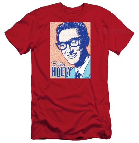 Buddy Holly Men's Pop Art T-Shirt by Jim Zahniser