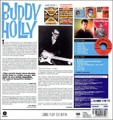 LP EU BUDDY HOLLY