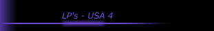 LP's - USA 4