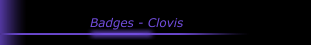 Badges - Clovis