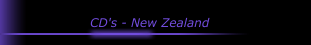 CD's - New Zealand