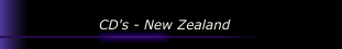 CD's - New Zealand